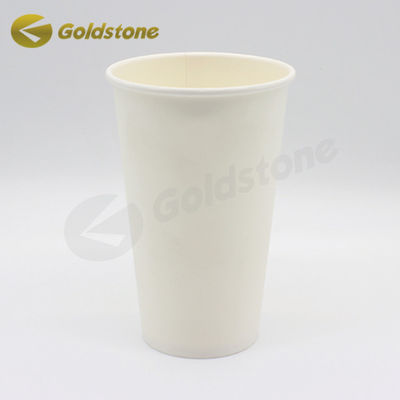 Boissons exemptes de plastique tasses de café personnalisées à emporter tasses de papier sans revêtement plastique