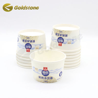 Containers de crème glacée à stratification brillante Resistant aux fuites
