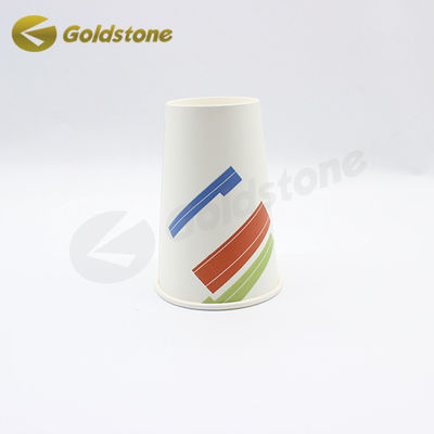 8 oz de tasse en papier de lait recyclé écologique jetable tailles personnalisées d'impression pour les boissons chaudes et froides