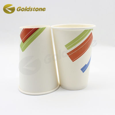 Coupe de lait en papier mono-murale en relief Coupe de papier de 12 oz Coupe de papier durable