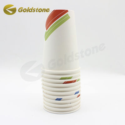 Coupe en papier de lait résistant aux fuites Poids personnalisables Coupe en papier compostable