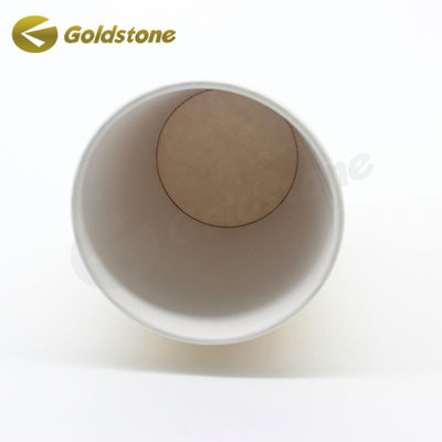 Taille personnalisée Coupe en papier kraft brun 12 oz Coupe ondulée Marque personnalisable
