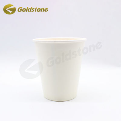 Coupe en papier à la marque de lait et de thé résistant à la chaleur Coupe en papier compostable 12 oz