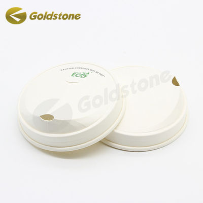 Taille personnalisée Couvercles à tasse jetables compostables Couvercles à tasse chaude