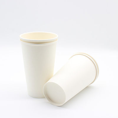 Coupe de papier ronde pour le thé au lait étanche aux fuites et écologique