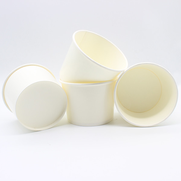 Blanc tous les tailles 100 ml bols de papier salade bol Kraft Pour les fêtes et les événements 1
