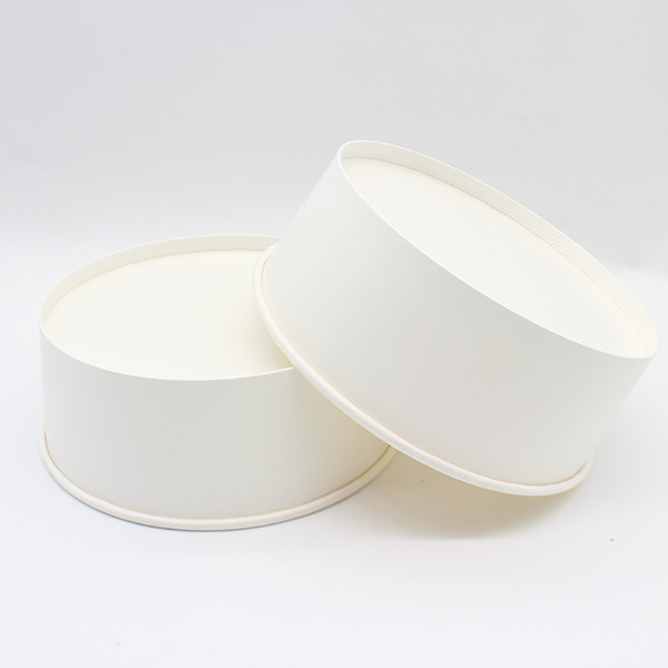 Des bols en papier kraft blanc durable pour les repas écologiques 1