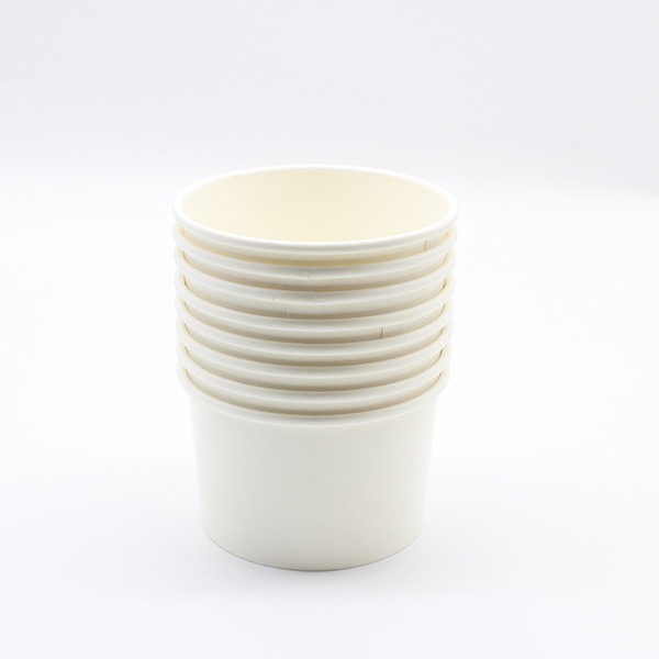 Petits bols en papier jetables Logo personnalisé écologique pour les collations et les desserts 2