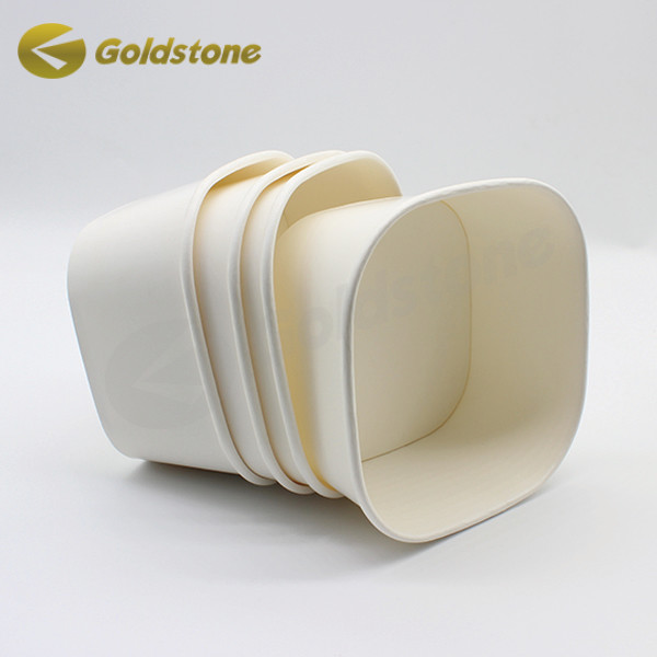 3.5 pouces Taille personnalisée Gobelets de crème glacée imprimés Containers de papier de crème glacée écologique 1
