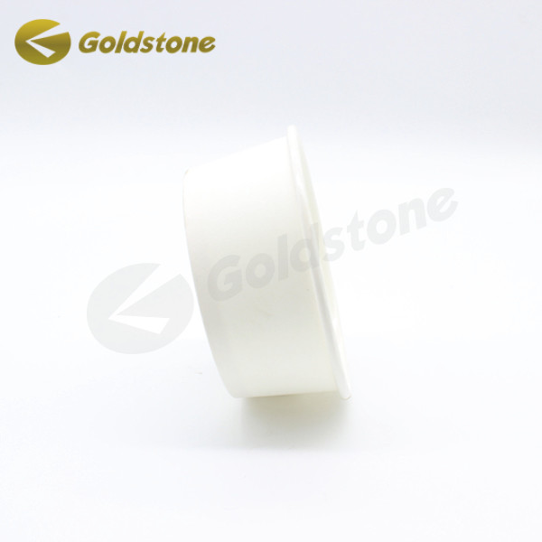 Des tasses en papier de glace en feuille d'or durable de qualité alimentaire des tasses en papier recyclé de 3,5 oz 0