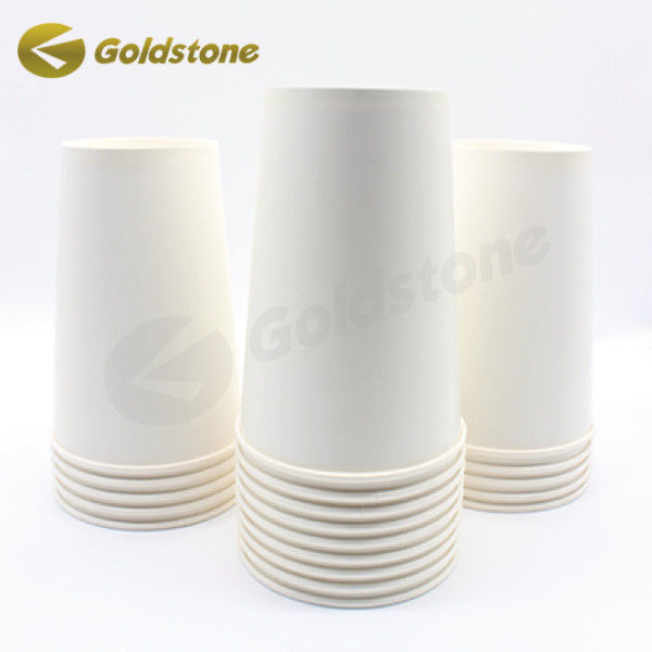 Coupe en papier à la marque de lait et de thé résistant à la chaleur Coupe en papier compostable 12 oz 0